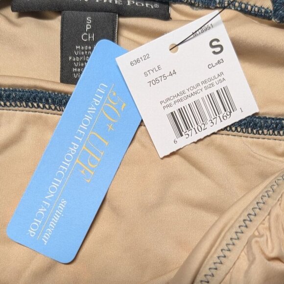 A Pea in the Pod Tankini Maternity Swimwear Womens Small Boho Floral Two Piece - Picture 8 of 15